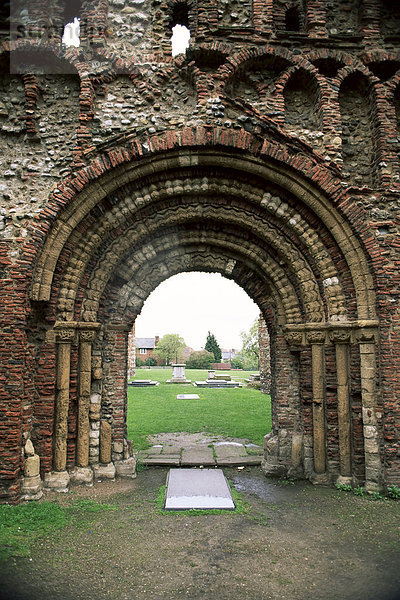 St. Botolph Priorat aus Norman Zeiten  Colchester  Essex  England  Vereinigtes Königreich  Europa