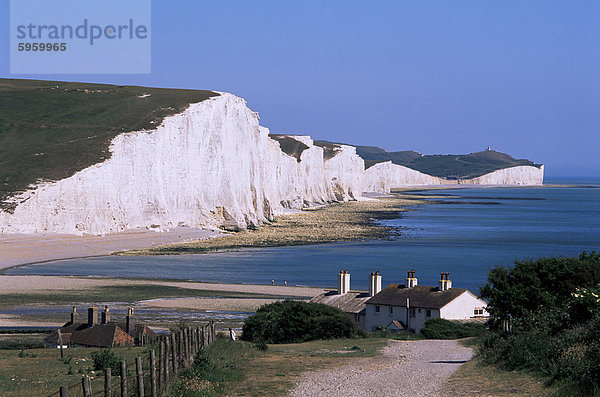 Die sieben Schwestern  East Sussex  England  Vereinigtes Königreich  Europa