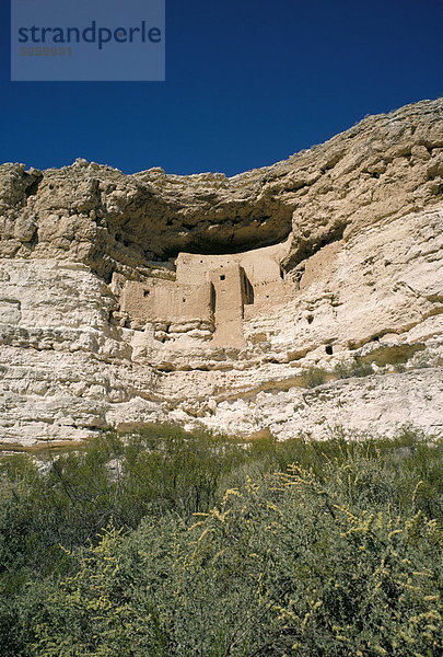 Montezuma Castle  Sinagua  Arizona  Vereinigte Staaten von Amerika  Nordamerika