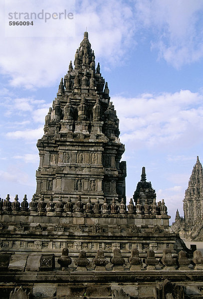 Candi Shiva Mahadeva-Komplex  Prambanan Tempel  UNESCO Weltkulturerbe  Java  Indonesien  Südostasien  Asien