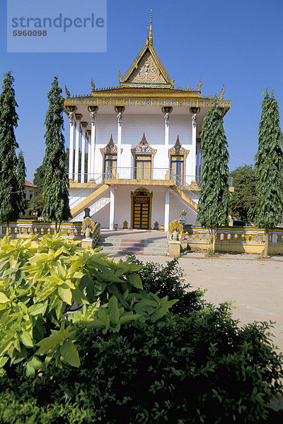 Der Silber-Pagode  Königspalast  Phnom Penh  Kambodscha  Indochina  Südostasien  Asien