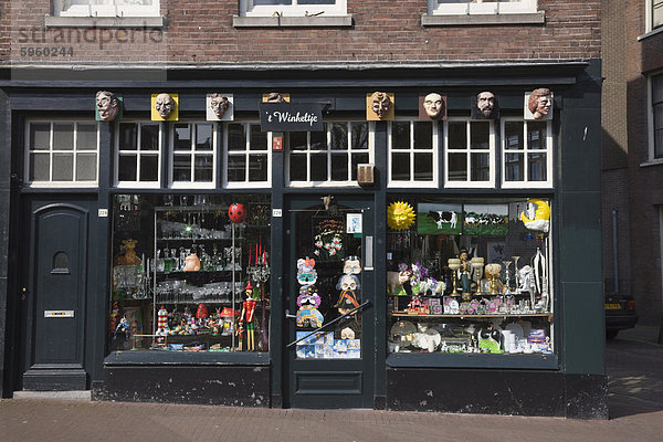 Neugier-Shop in Jordaan Viertel  Amsterdam  Niederlande  Europa