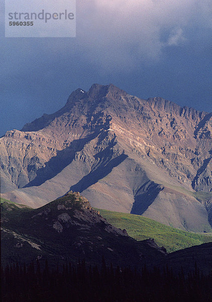 Denali-Berg bei Sonnenuntergang  Alaska  Vereinigte Staaten von Amerika  Nordamerika