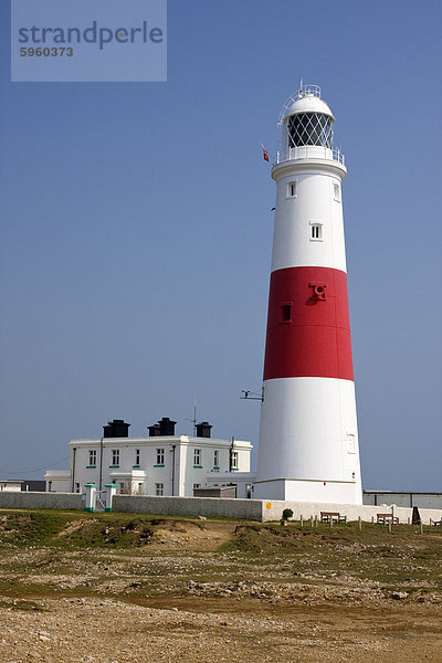 Portland Bill Lighthouse  Insel von Portland  Weymouth  Dorset  England  Vereinigtes Königreich  Europa
