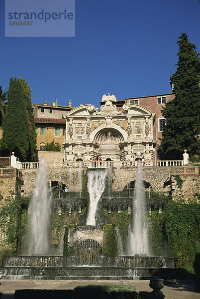 Villa d ' Este  UNESCO-Weltkulturerbe  Tivoli  Lazio  Italien  Europa