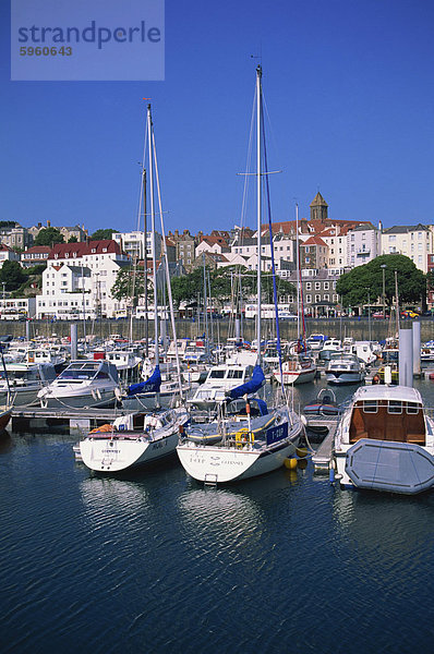 St. Peter Port  Guernsey  Kanalinseln  Großbritannien  Europa