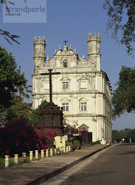 Espirito Santo  Kirche von St. Francis Assisi  Old Goa  UNESCO Weltkulturerbe  Goa  Indien  Asien