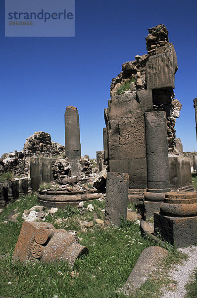 Ruinen der Kirche von St. Gregor  Ani  UNESCO Weltkulturerbe  Anatolien  Türkei  Kleinasien  Eurasien