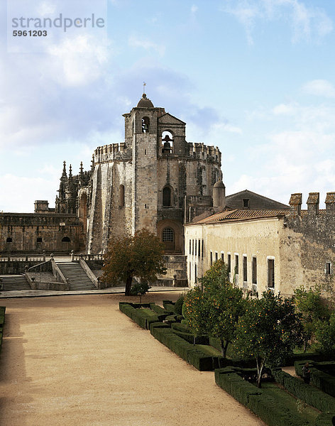 Convento de Crist (Convent of Christ)  Tomar  UNESCO Weltkulturerbe  Ribatejo  Portugal  Europa