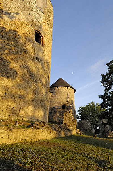 Das alte Schloss  Cesis  Lettland  Baltikum  Europa