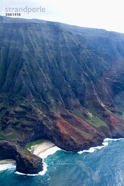 Na Pali  Nordküste der Insel Kauai  Hawaii  Vereinigte Staaten von Amerika  Pazifik  Nordamerika