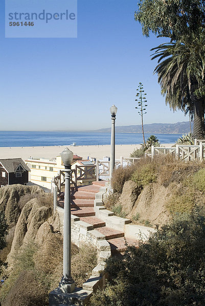 Vereinigte Staaten von Amerika USA Strand Nordamerika Ansicht Kalifornien Santa Monica