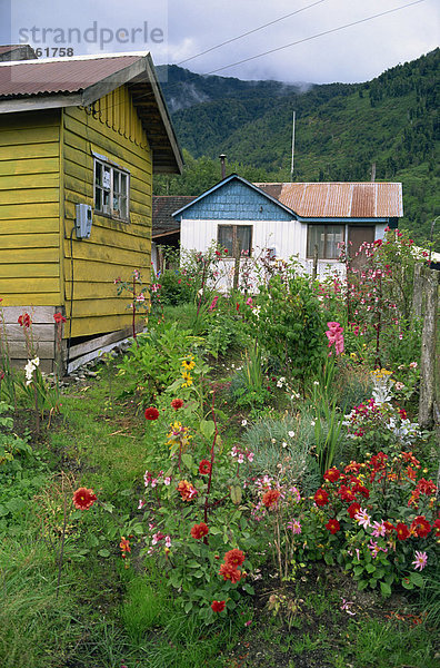 Puyuhuapi Dorf  chilenische Fjorde  Chile  Südamerika