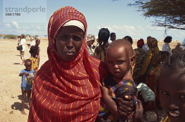 Frau mit Kind  Dschibuti  Afrika