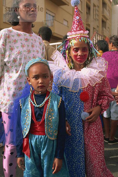 Mardi Gras Festival  Stadt Mindelo  Sao Vicente Island  Kapverdische Inseln  Afrika