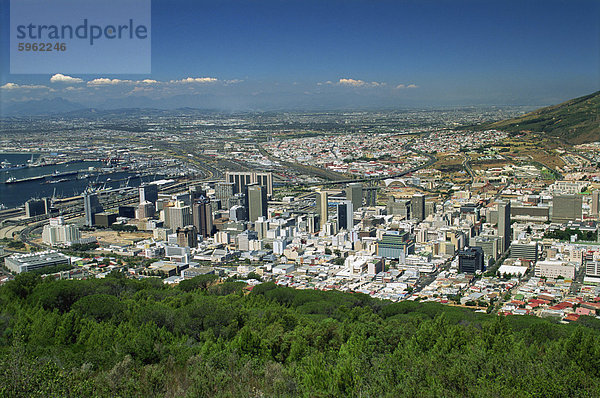 Stadtzentrum von Signal Hill  Kapstadt  Südafrika  Afrika