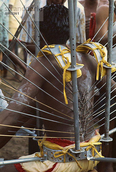 Hinduistische Zeremonie Thaipusam  Kuala Lumpur  Malaysia  Südostasien  Asien