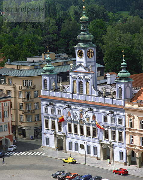 Hauptplatz  Ceske Budejovice (Budweis)  Süd-Böhmen  Tschechische Republik  Europa