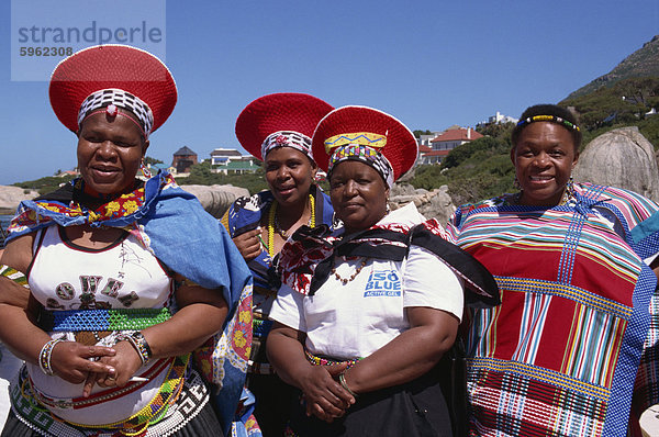 Zulu Damen  Kapstadt  Südafrika  Afrika