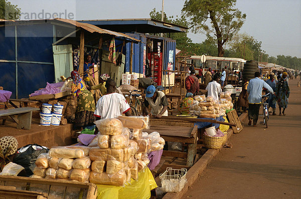 Markt in Tamale  Hauptstadt der nördlichen Region  Ghana  Westafrika  Afrika