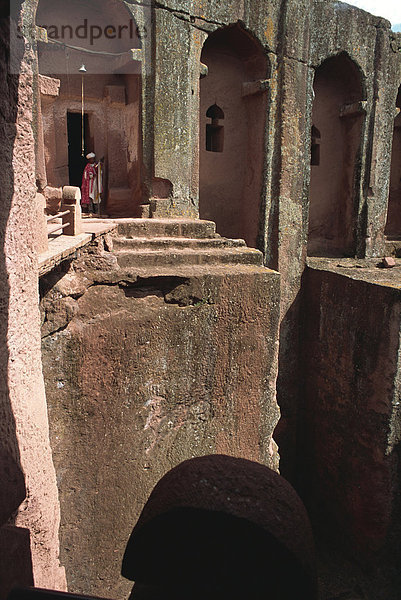 Gabriel und Raphael  Bieta Mercurios  Lalibela  Wollo  Äthiopien  Afrika