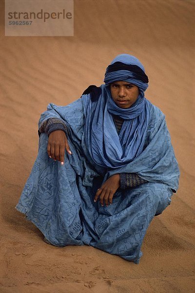 Tuareg in Vallee du Draa  Marokko  Nordafrika  Afrika