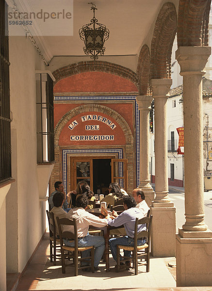 Taberna in der Altstadt  Ronda  Andalusien  Spanien  Europa