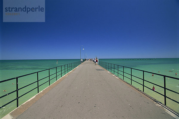 Glenelg Pier  Glenelg  Adelaide  Südaustralien  Australien  Pazifik