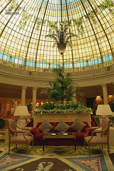 Innenraum  Palace Hotel  Madrid  Spanien  Europa