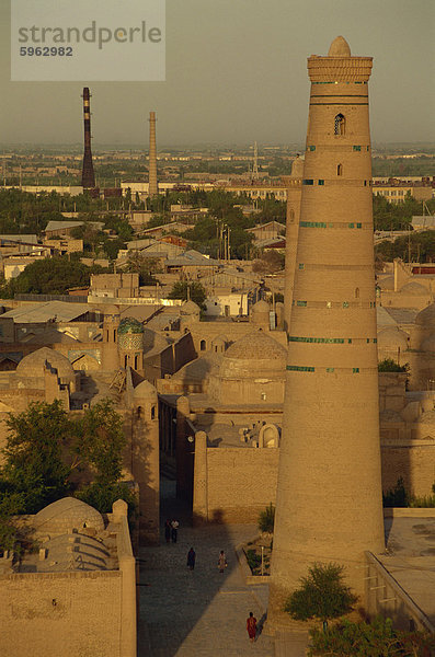 Djuma Minarett Kalta Minar  Chiwa  Usbekistan  Zentralasien  Asien