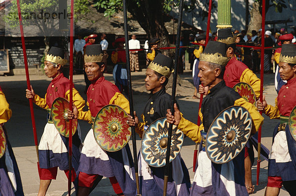 Garde der Sultan  Java  Indonesien  Südostasien  Asien