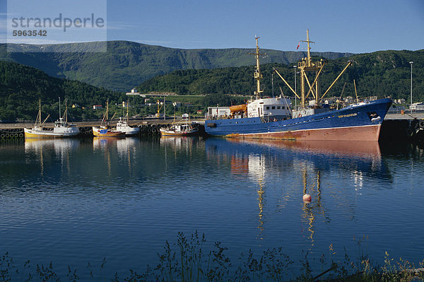 Fischereihafen  Alesund  Norwegen  Skandinavien  Europa