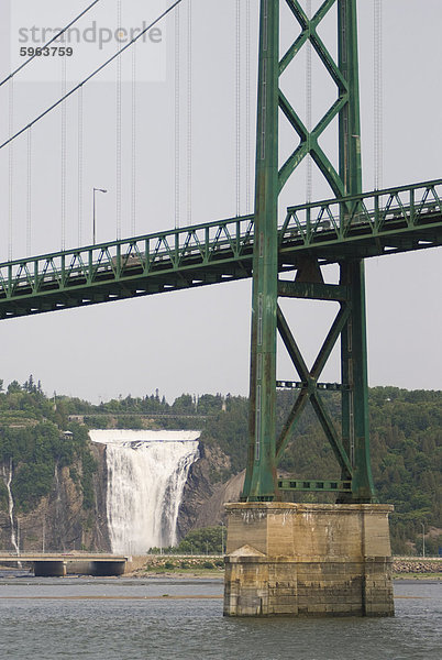 Montmorency Falls  Provinz Quebec  Kanada  Nordamerika