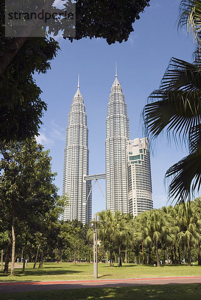 Petronas Towers  Kuala Lumpur  Malaysia  Südostasien  Asien