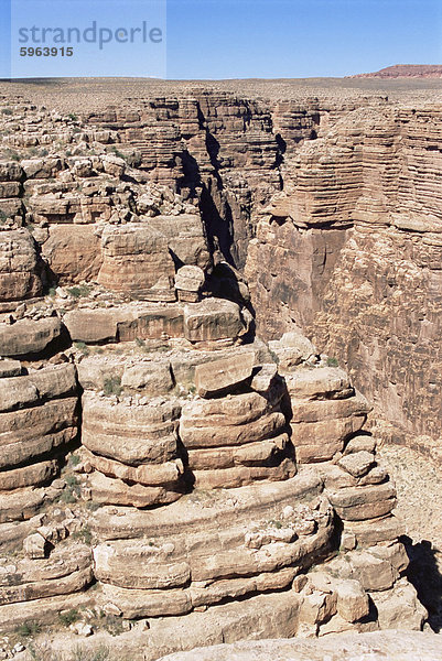 Felsformationen in der Nähe von dem Grand Canyon  Arizona  Vereinigte Staaten von Amerika  Nordamerika