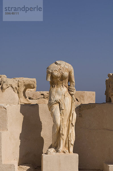 Sabratha Roman Website  UNESCO Weltkulturerbe  Tripolitanien  Libyen  Nordafrika  Afrika