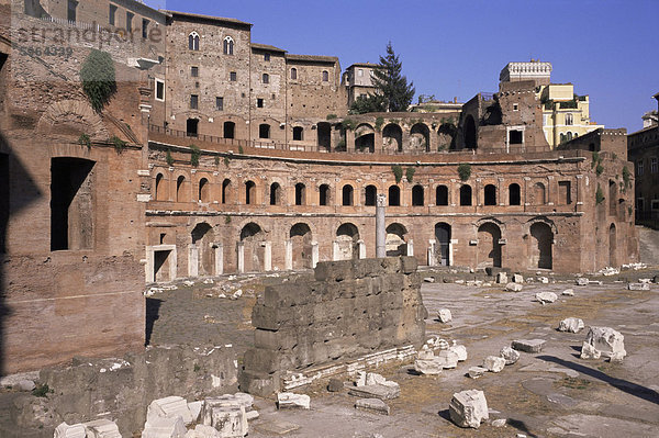Forum und Märkte des Trajan  Rom  Latium  Italien  Europa