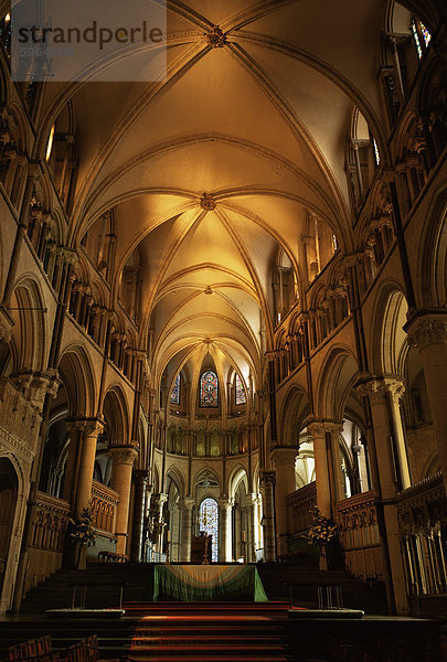 Innenraum  Kathedrale von Canterbury  UNESCO World Heritage Site  Kent  England  Vereinigtes Königreich  Europa