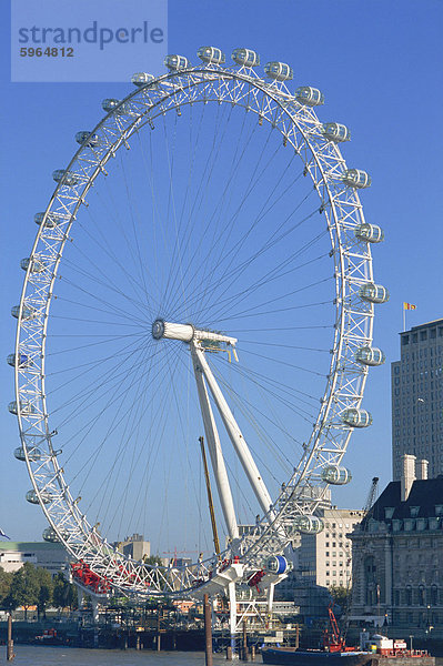 Millennium Wheel (London Eye)  London  England  Vereinigtes Königreich  Europa