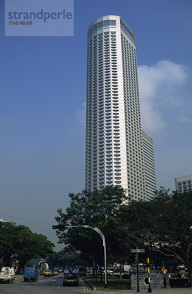 Aussenansicht des Hotels Westin Stamford  die weltweit höchste Hotel  Singapur  Südostasien  Asien