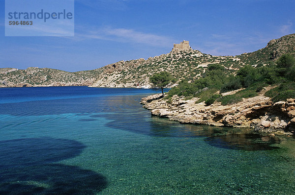 durchsichtig transparent transparente transparentes Wasser Europa Insel blau Balearen Balearische Inseln Spanien