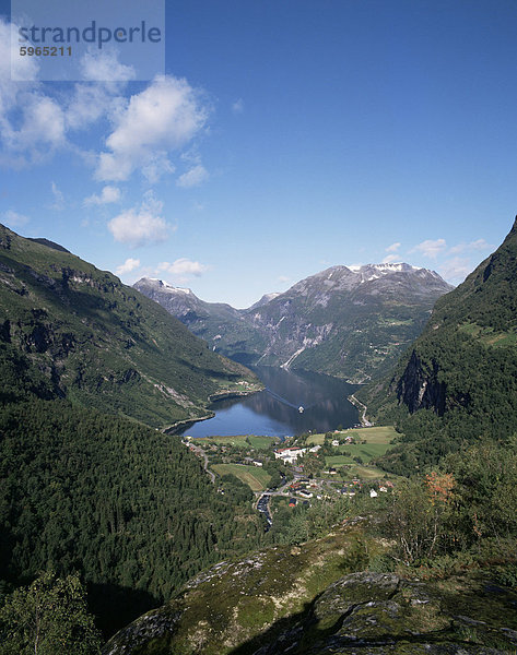 Mehr Og Romsdal  Geirangerfjord  UNESCO World Heritage Site  Norwegen  Skandinavien  Europa