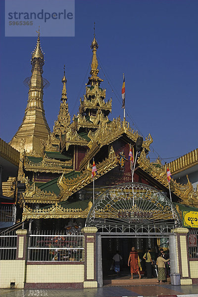 Sule Pagode  Yangon (Rangoon)  Myanmar (Birma)  Asien