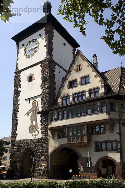 Alte Stadt-Tor  Freiburg  Baden Württemberg  Deutschland  Europa