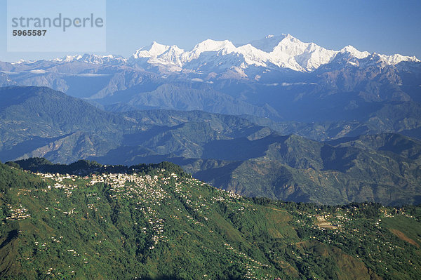 Alte British Hügel Bahnhof  Darjeeling  Westbengal Zustand  Indien  Asien