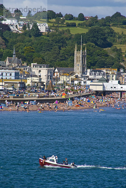 Port Teignmouth  Devon  England  Vereinigtes Königreich  Europa