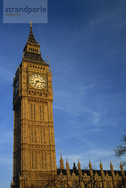 Europa Großbritannien London Hauptstadt Westminster UNESCO-Welterbe Big Ben England Houses of Parliament