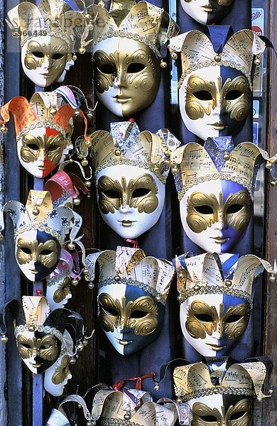 Karneval Masken  Venedig  Veneto  Italien  Europa