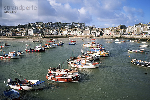 Hafen von St. Ives  St. Ives  Cornwall  England  Vereinigtes Königreich  Europa