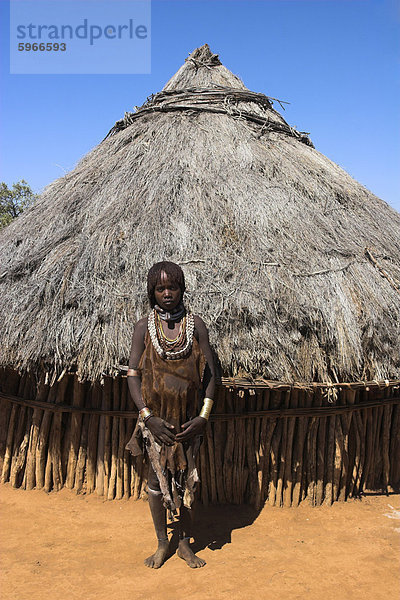 Mädchen Afrika Kleid Äthiopien